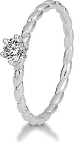 Produktbild Breuning Verlobungsring Twisted (58, 750/18 K Gold)