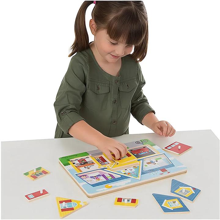 Produktbild Melissa & Doug Sound-Puzzle Haus (8 Teile)