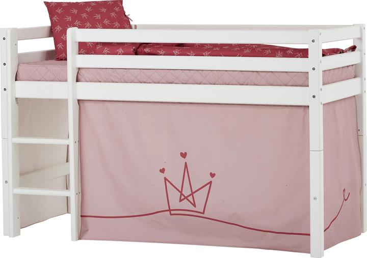 Immagine prodotto Hoppekids Tenda PRINCESS per culla a mezza altezza (superficie di appoggio 70x160 cm) in MAUVE PALE