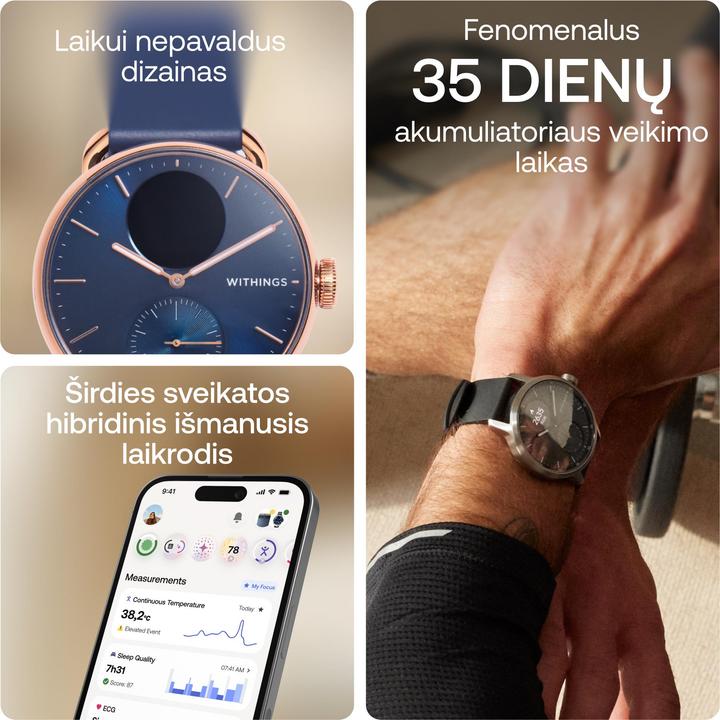 Produktbild Withings ScanWatch 2 (38 mm, nur WLAN)