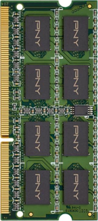 Produktbild PNY Pamięć DDR3 SODIMM 1600 MHz 1x 8 GB (1 x 8GB, 1600 MHz, DDR3-RAM, SO-DIMM)