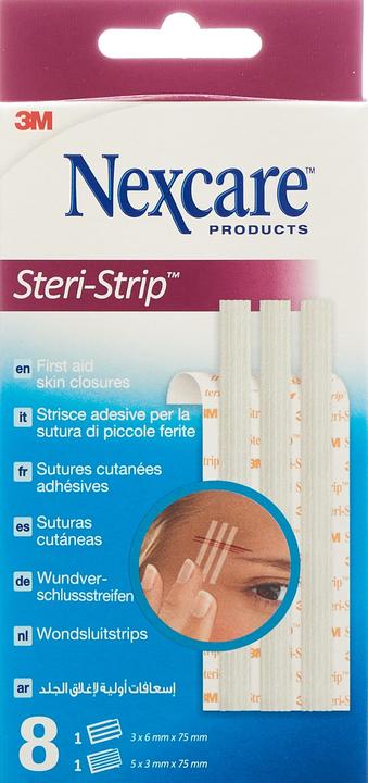 Immagine prodotto 3M Strisce di chiusura per ferite Nexcare Steri-Strips (8 x)