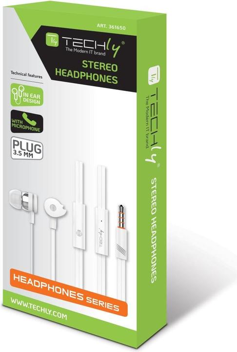 Actual product image Techly SB-HP A1WHTY (Cable)