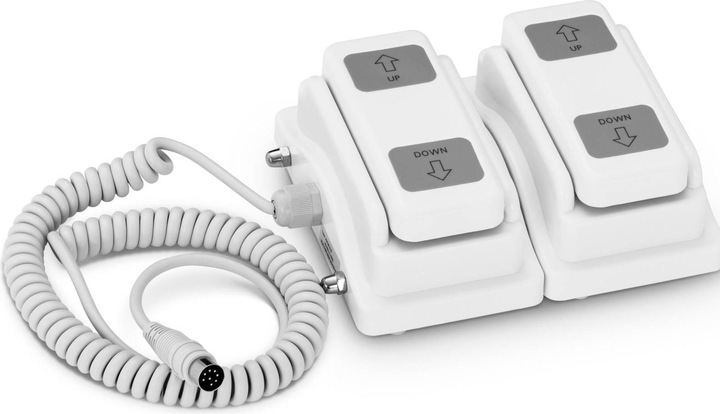 Produktbild Physa Fusspedal Fussschalter Fussanlasser Steuerpedal Massageliege 8 PinStecker 2 Motoren