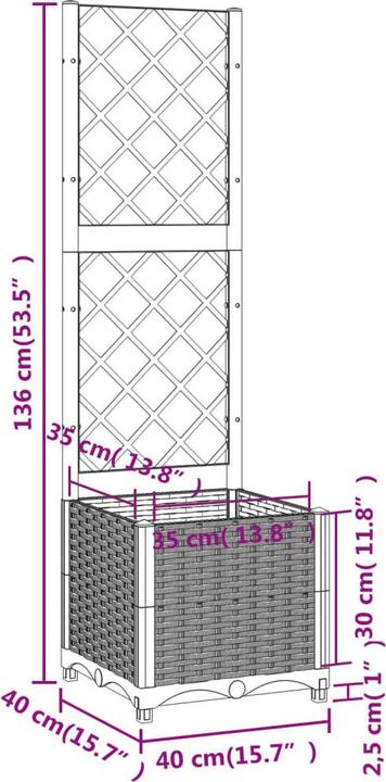 Produktbild vidaXL Gartenpflanzgefäss