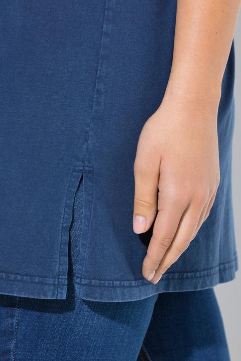 Produktbild Ulla Popken Shirt, Pusteblume, A-Linie, V-Ausschnitt, 3/4-Arm (58)