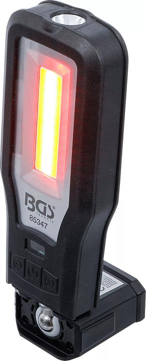 Actual product image BGS COB-LED Work Lamp foldable with charging station (550 lm)