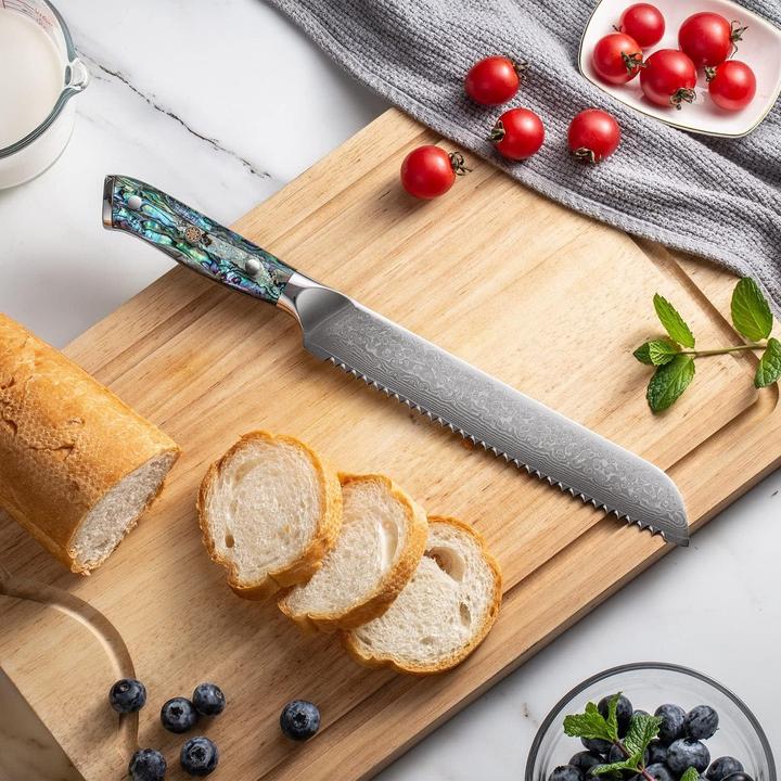 Produktbild Tsume Brotmesser mit Perlmuttgriff (19 cm)