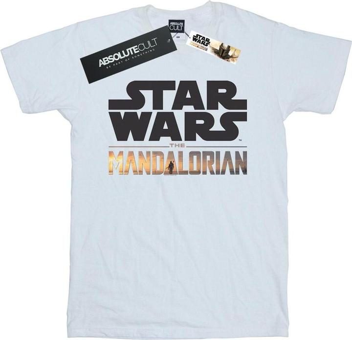 Immagine prodotto Star Wars The Mandalorian Logo Maglietta Uomo (XL)