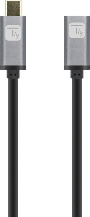 Produktbild Techly USB 3.2 Gen 2 USB-C M/F E-Mark (1 m, USB 3.2 Gen 2)