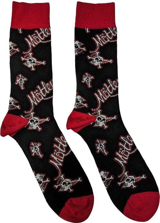 Actual product image Motley Crue Unisex Adult Feelgood Repeat Print Socks (40.5 - 45.5)