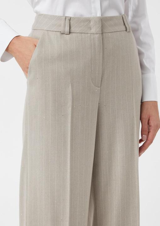 Produktbild Comma Hose Marlenehose mit Nadelstreifen und dezenten Pailletten (32)