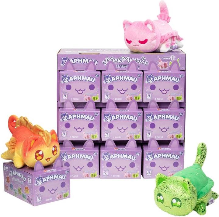 Actual product image Aphmau 6 inch MeeMeow Mystery Plush - Series 5 YouTube Gaming Channel, Blind Box, 1 of 8 Possible Un (14 cm)