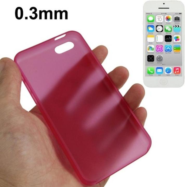 Produktbild König Design Schutzhülle Case Ultra Dünn 0,3mm für Handy Apple iPhone 5C Pink (Apple iPhone 5c)