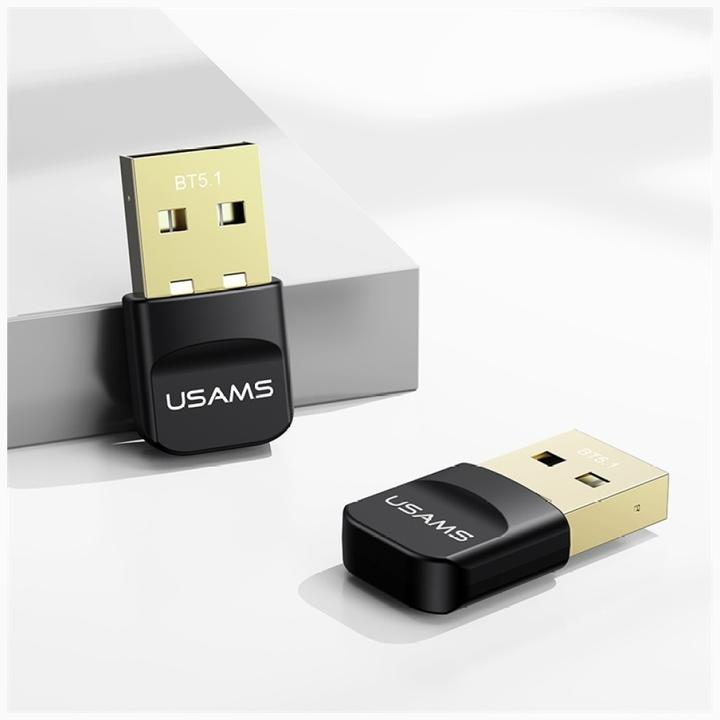 Actual product image Usams Adapter USB Bluetooth ZB321 5.1 czarny (Transmitter & Receiver)