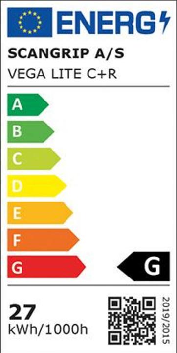 Energy Label Scangrip Floodlight VEGA LITE 1500 C+R (1500 lm)