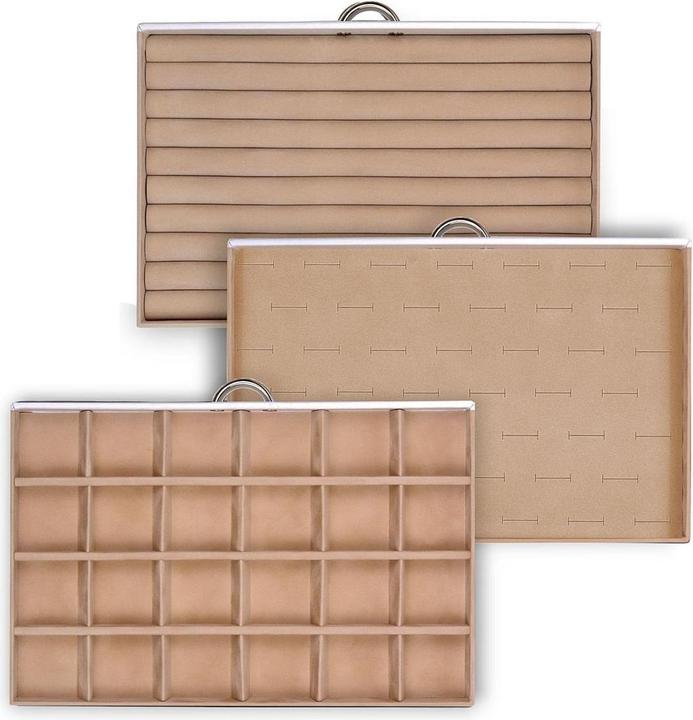 Image du produit Sacher Schmuckkoffer Victoria Ringe M8.001.012043 weiss beige mit Korrosionsschutz Ech