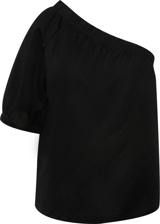 Produktbild Ulla Popken One-Shoulder-Bluse, asymmetrischer Ausschnitt, Halbarm (62)
