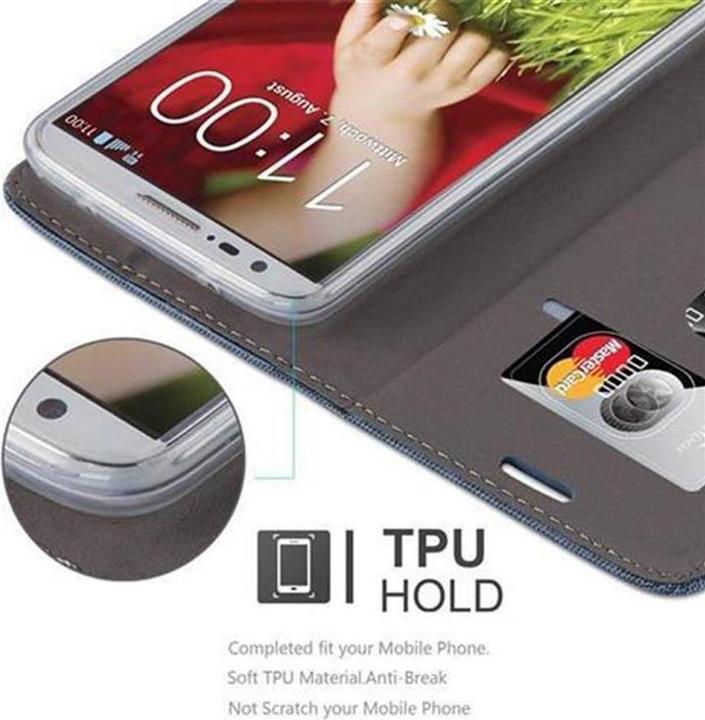 Actual product image Cadorabo Book Jeans Optics Cover (LG G2)