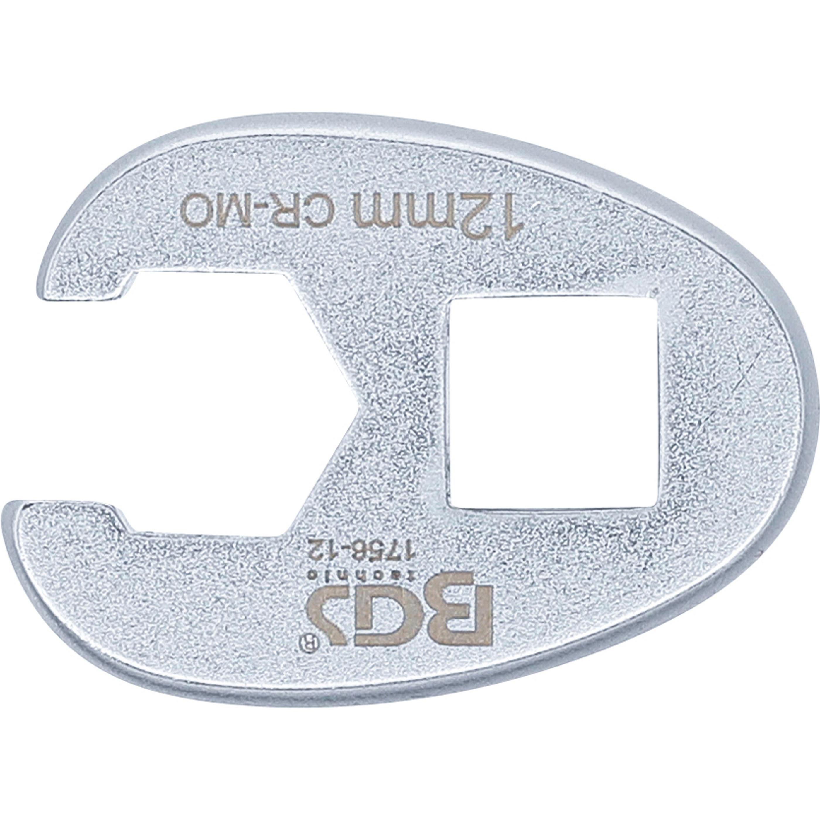 Thumbnail - BGS, Steckschlüssel + Stecknuss, Hahnenfussschlüssel Antrieb Innenvierkant 10 mm (3/8") SW 12 mm (12 mm)