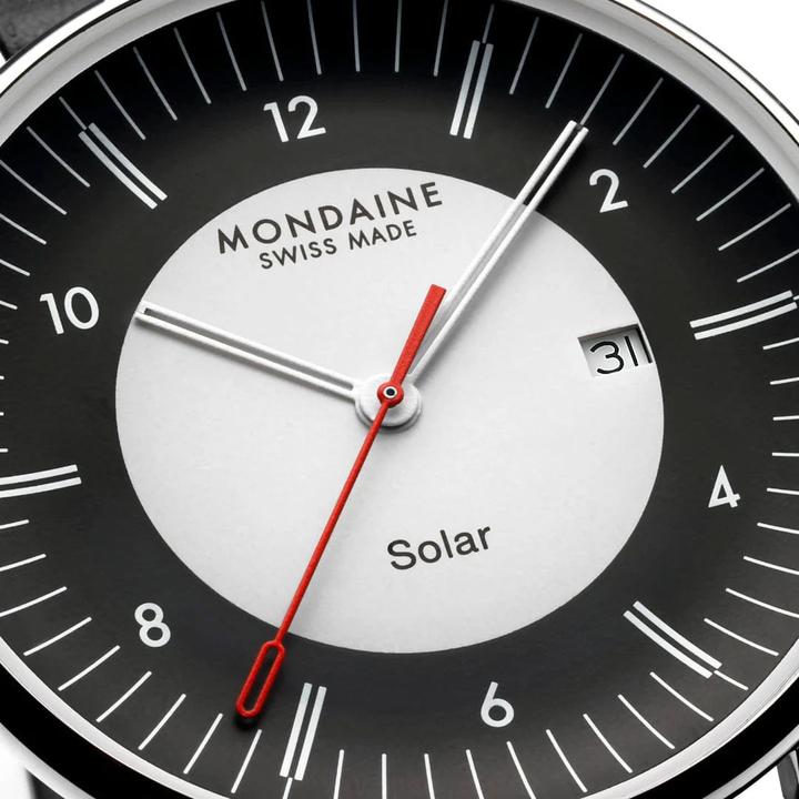 Produktbild Mondaine MLE.41920.LBV Herrenuhr Doppio Solar 41mm (Analoguhr, Swiss Made, 41 mm)