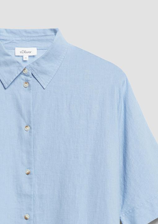 Immagine prodotto s.Oliver Kurzarm-Bluse aus Leinenmix (42)