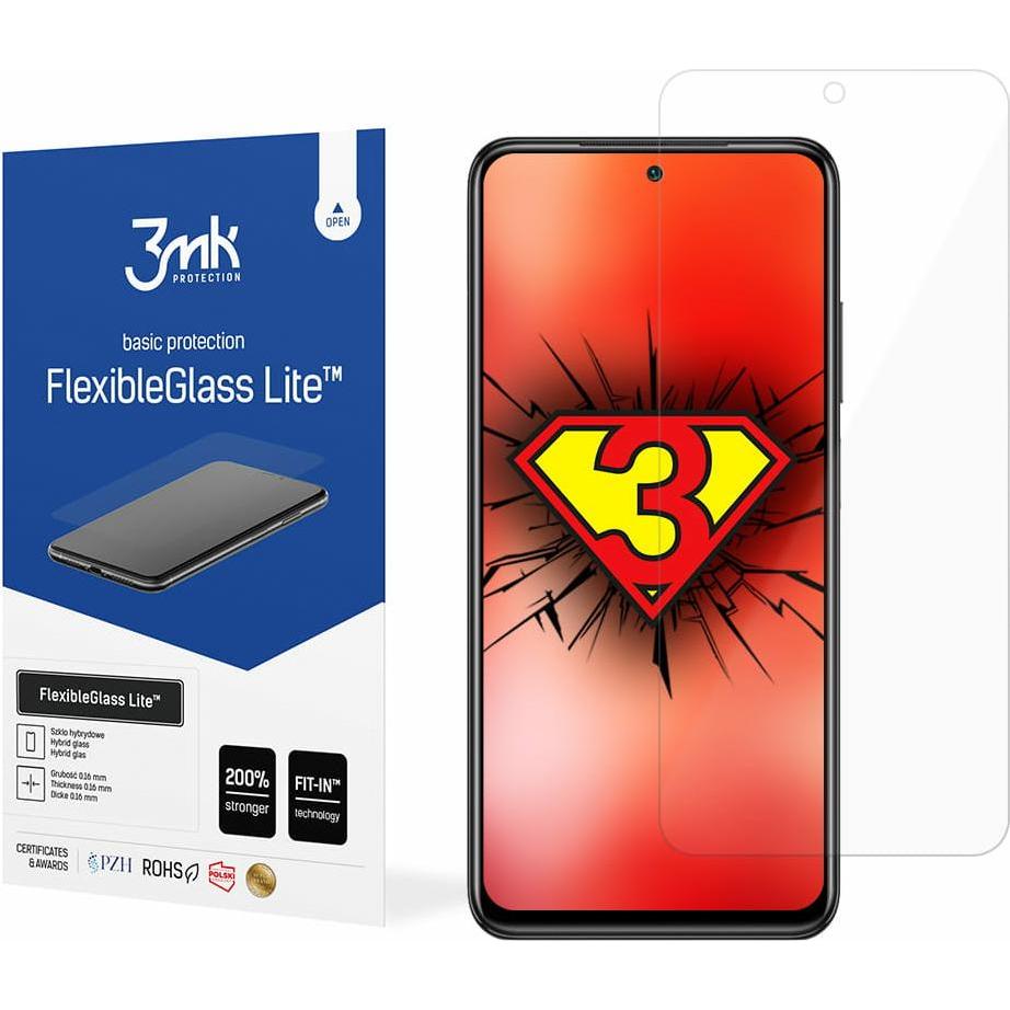 Thumbnail - 3MK hybrid glass Flexible 2.5D Lite for Xiaomi Redmi Note 10 4G (1 Stück, Xiaomi Redmi Note 10), Smartphone Schutzfolie,...