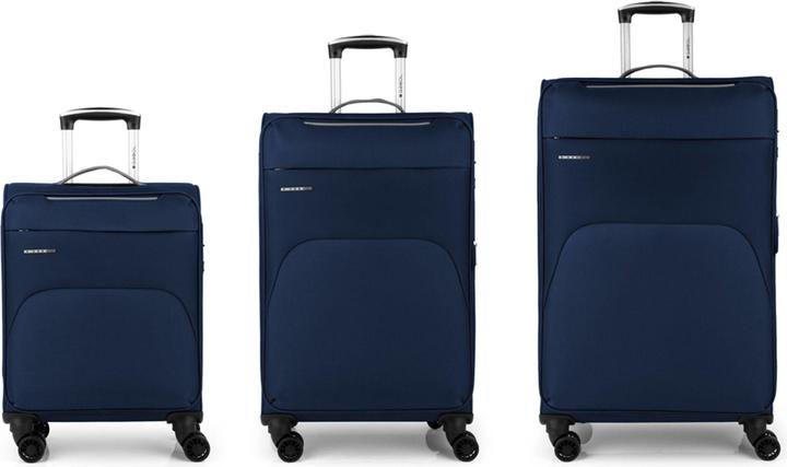 Immagine prodotto Gabol Set di valigie Zambia a 4 ruote 3 pezzi con piega elastica (115 l)