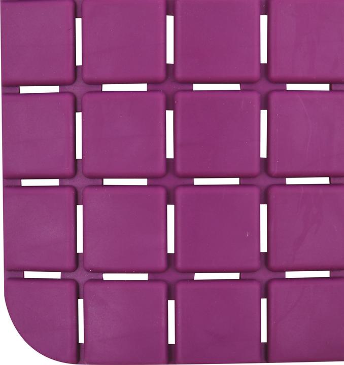 Actual product image spirella Tapis Anti Derapant Quadro Premium 54 X 54 cm Viol (54 x 54 cm)