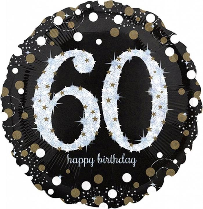 Produktbild Amscan Ballon 60 Jahre "Alles Gute zum Geburtstag". (1 x)