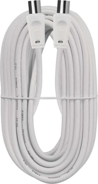 Image du produit Emos Câble coaxial d'antenne, blindé 15m - connecteur droit (Câble d'antenne)