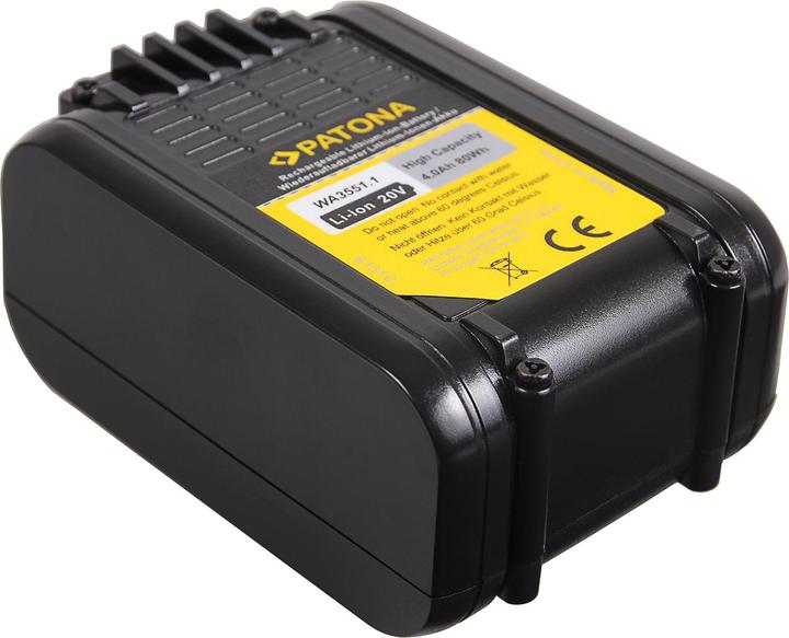 Produktbild Patona Akku f. Worx WA3551.1 WA3572 WG625E WG169 549 259 166 372 390 WX523 Rockwell RK180K2 RK2852 R (20 V)