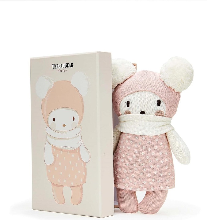 Actual product image Threadbear Bella knitted doll