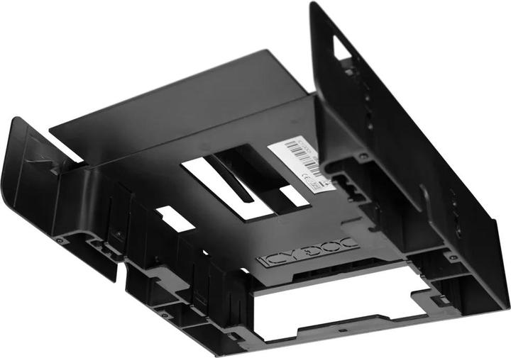 Actual product image Icy Dock 5.25Z 13.34cm to 3.5Z 8.89cm converter 5.25Z 13.34cm front panel with 2x 2.5Z 6.35cm slots or 1x...