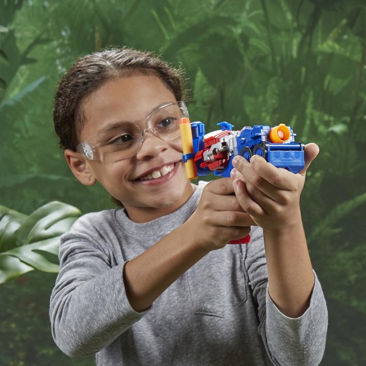 Actual product image Hasbro Transformer MV7 Optimus Prime Blaster 2in1