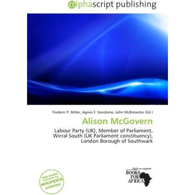 Alison McGovern, Fachbücher