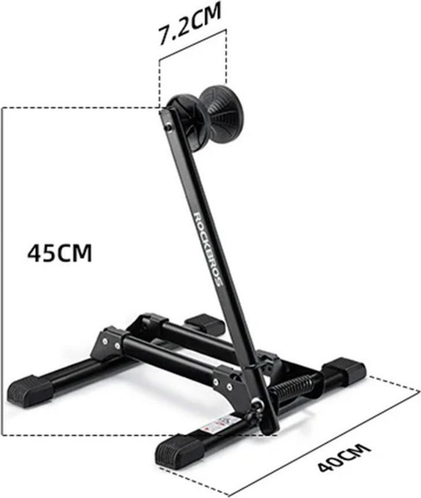 Actual product image Rockbros 27210001001 Folding Bicycle Stand - Black (Apple iPhone 16)
