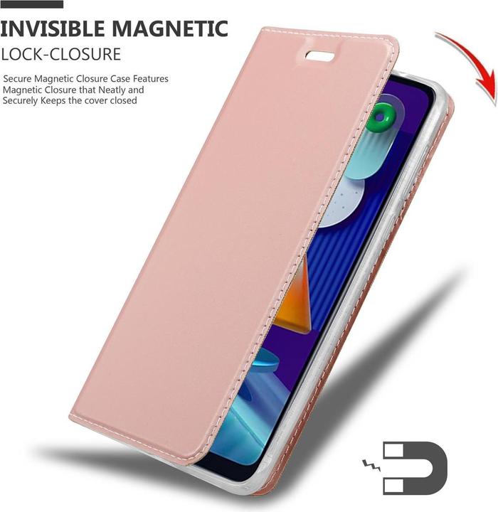 Actual product image Cadorabo Book Classy Style Cover (Samsung Galaxy A11, Samsung Galaxy M11)