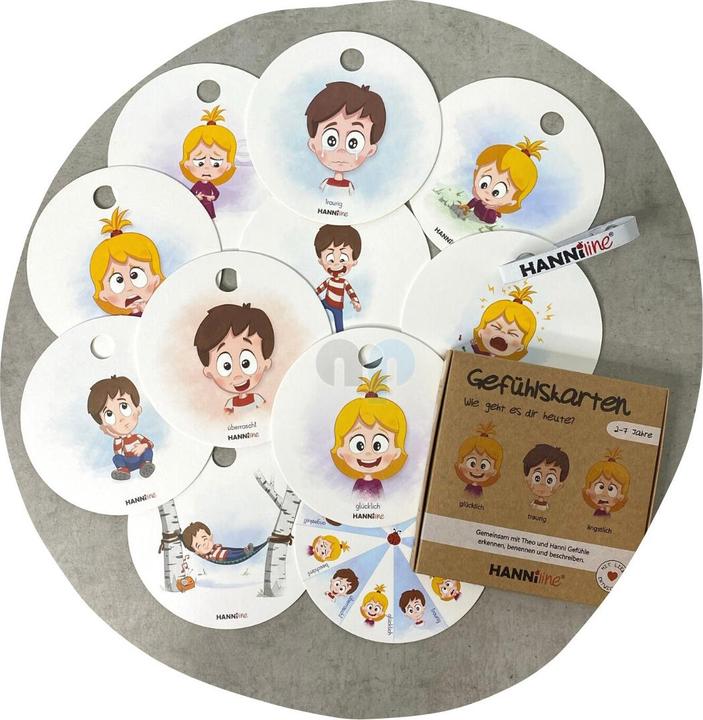Produktbild Hanniline Gefühlskarten für Kinder (Deutsch)