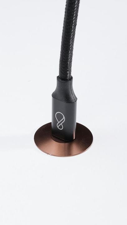 Actual product image Ochno Socket - USB-C outlet w. locking screw 1m cable in Copper (1 m, USB 3.2 Gen 2)