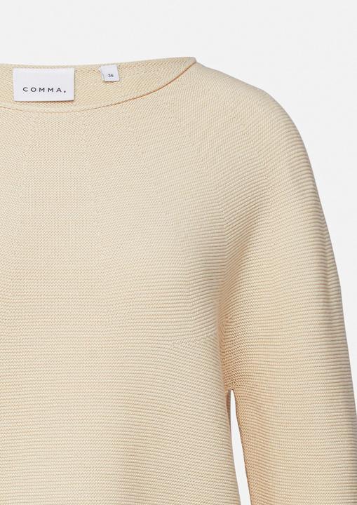Produktbild Comma Strickpullover Cropped Baumwollmix-Strickpullover im Relaxed Fit (36)
