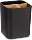 Actual product image Berilo square organizer 3 black bamboo holes