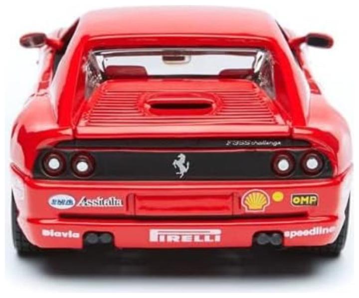 Actual product image Bburago Ferrari R&P F355 Challenge Racing 1/24 red