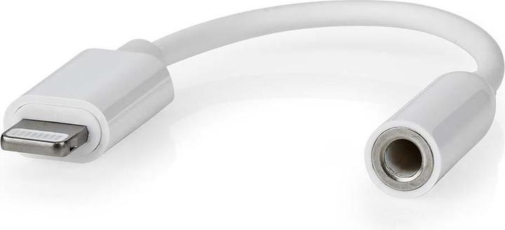 Produktbild Nedis Lightning Adapter Apple Lightning 8-Pin 3.5 mm Female Nickel Plated 0.10 m Round PVC Box (Lightning, 3.5mm Klinke)