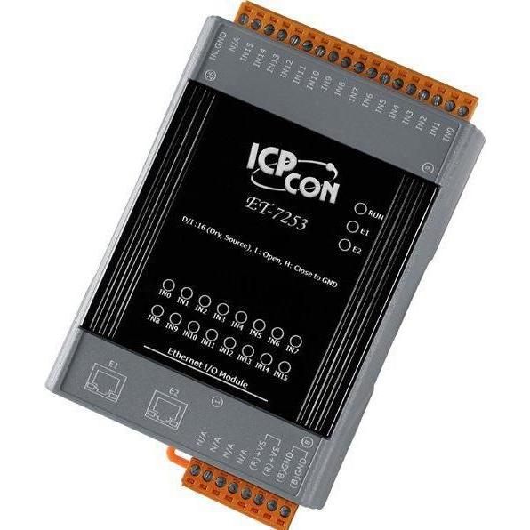 Moxa MODBUS/TCP I/O MODULE, 2x LAN, Netzwerkadapter