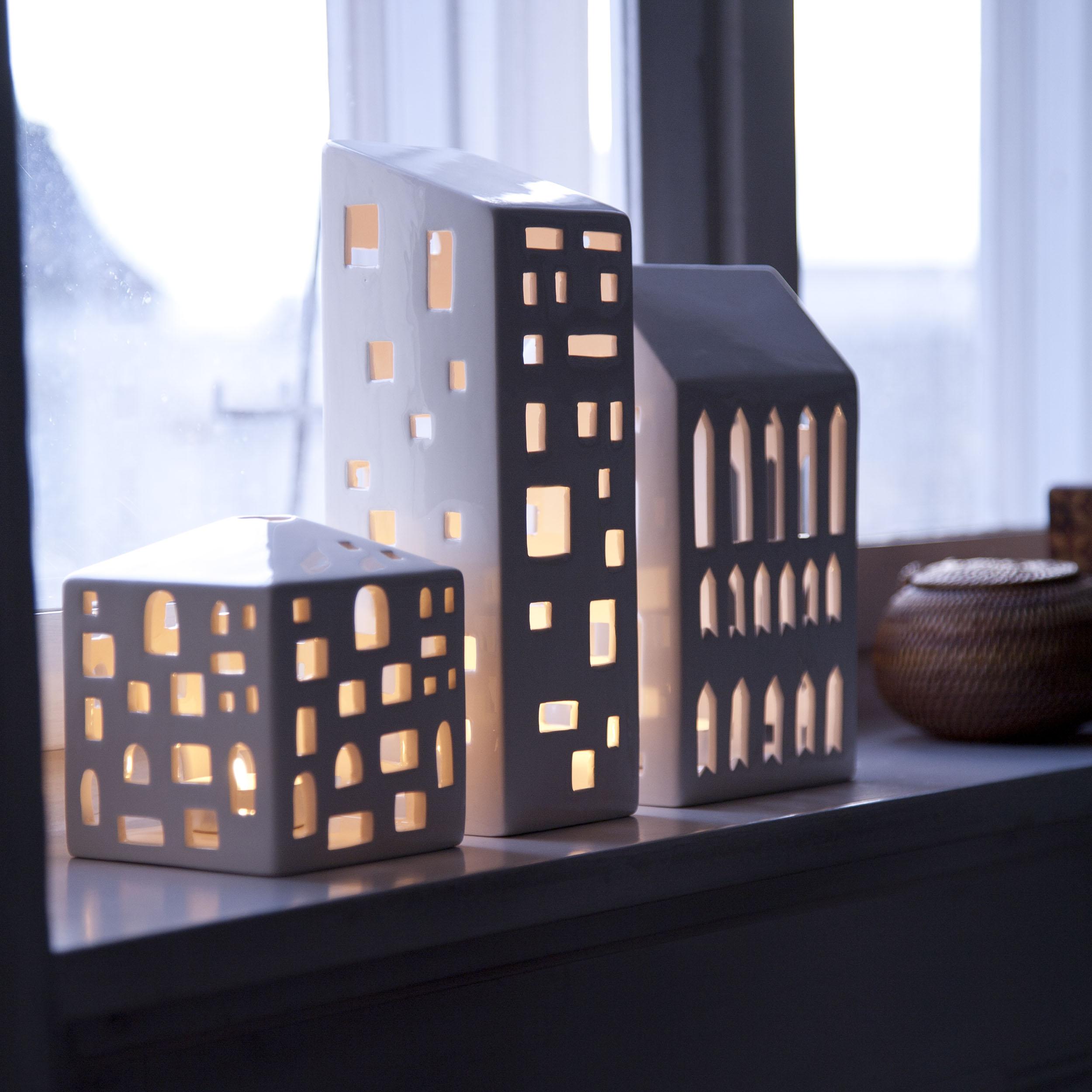 Thumbnail - Kähler, Windlicht, Urbania Lichthaus Kirche (18 x 10 cm)