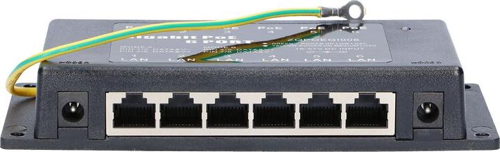 Produktbild Extralink POE INJECTOR 6 PORT GIGABIT - - 6-Port Gigabit Ethernet (802.3af (PoE))