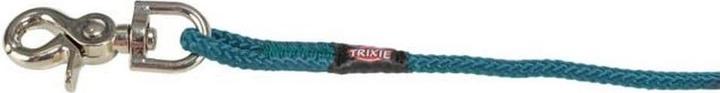 Actual product image Trixie Towing line Trigger-Snap-Hook S-M, 15 m, petrol (Dog, General)