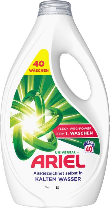 Actual product image Ariel Universal+ (40 Washing cycles, Liquid)