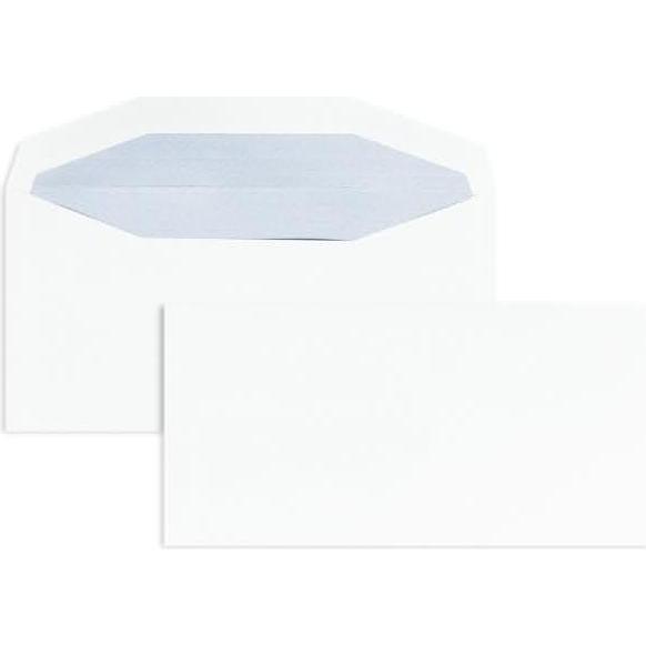 Blanke, Briefumschlag, Kuvertierhüllen DIN C6/5 90g/qm gummiert VE=1000 Stück weiss (C6/5, 1000 x)